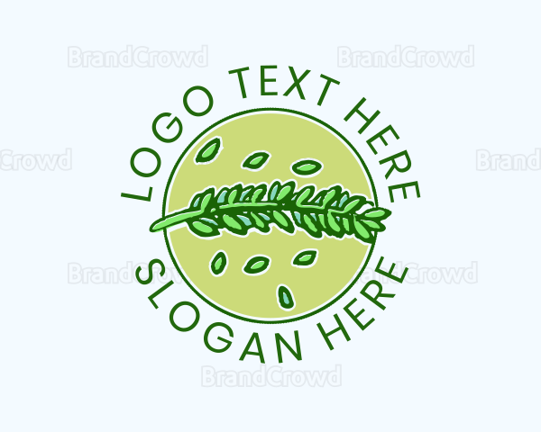 Herb Branch Leaf Logo