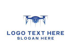 Videographer - Drone Aerial Film logo design