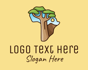 Tourism - African Tree Africa logo design