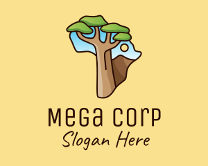 Giant - African Tree Africa logo design