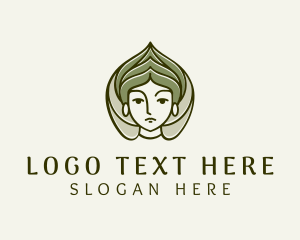 Queen - Leaf Queen Hairdresser logo design