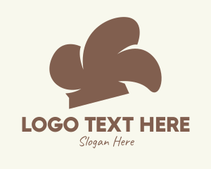 Food - Brown Chef Hat logo design