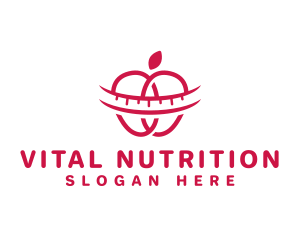 Fruit Apple Nutritionist logo design