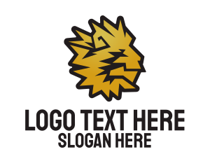 Mascot - Electrical Lion Mascot logo design