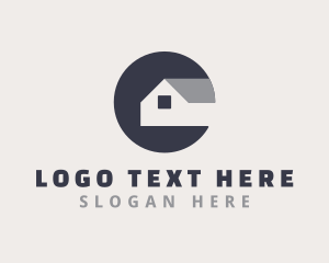 Factory - Housing Contractor Letter C logo design