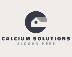 Housing Contractor Letter C logo design