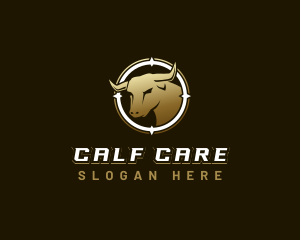 Bull Animal Horn logo design