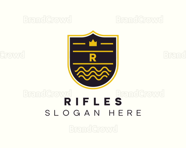 Crown Shield Wave Logo