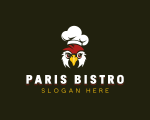 Rooster Chicken Chef logo design