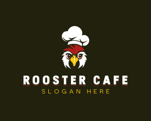 Rooster Chicken Chef logo design