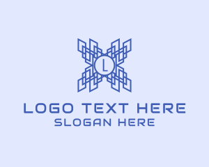 Futuristic - Cyber Tech Programming logo design