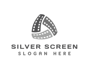 Movie Production - Film Reel Cinema logo design