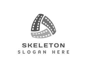 Movie Director - Film Reel Cinema logo design