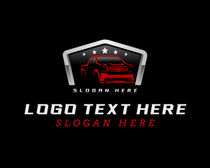 Mechanic Pickup Automobile Logo