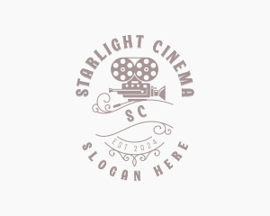 Movie Filmmaker Camera logo design