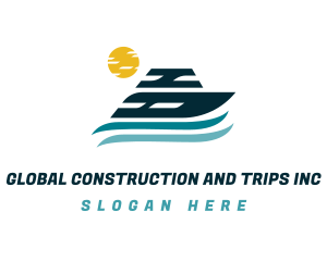 Ocean Yacht Trip logo design