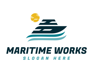 Ocean Yacht Trip logo design