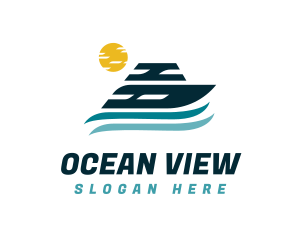 Ocean Yacht Trip logo design