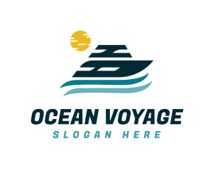 Ocean Yacht Trip logo design