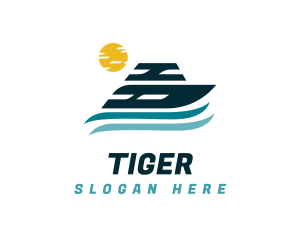 Traveler - Ocean Yacht Trip logo design