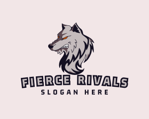 Fierce Wolf Esport Gaming logo design