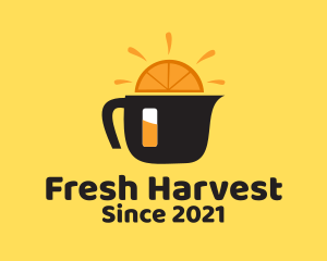 Fresh Orange Pitcher  logo design