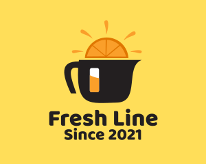 Fresh Orange Pitcher  logo design