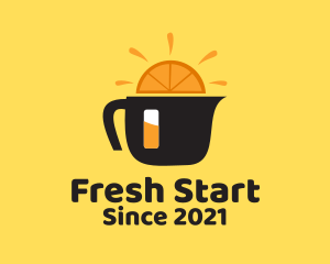 Refresh - Fresh Orange Pitcher logo design