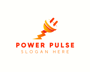 Volt - Plug Volt Electricity logo design