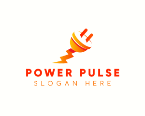 Wattage - Plug Volt Electricity logo design