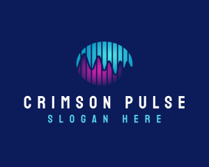 Graph Wave Tune Pulse logo design