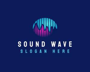 Volume - Graph Wave Pulse logo design