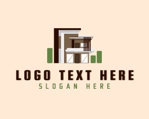 Interior Designer - Residential Property House logo design