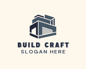 Warehouse Industrial Building logo design