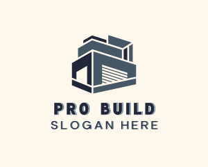 Warehouse Industrial Building logo design