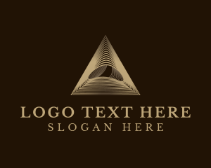 Pattern - Geometric Triangle Pyramid logo design