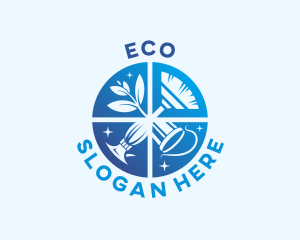 Housekeeping Eco Cleaning logo design