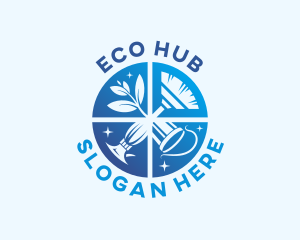 Housekeeping Eco Cleaning logo design