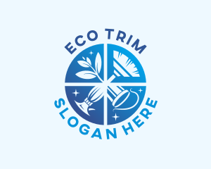 Housekeeping Eco Cleaning logo design