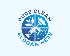 Housekeeping Eco Cleaning logo design