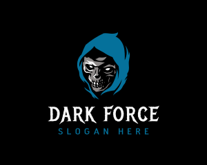 Dark Skull Reaper logo design