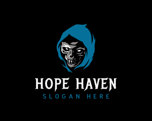 Rapper - Dark Skull Reaper logo design