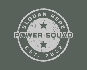 Squad - Army Battalion Badge logo design