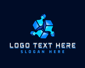 It - Digital Data Connect logo design