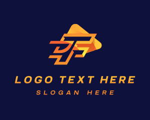 Programming - Media Logistics Letter F logo design