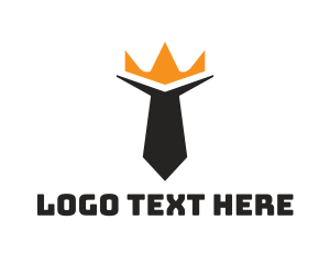 Insurance Agent - King Tie Crown logo design