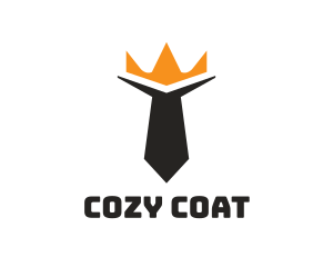 Coat - King Tie Crown logo design