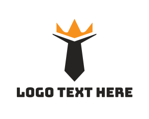 King - King Tie Crown logo design