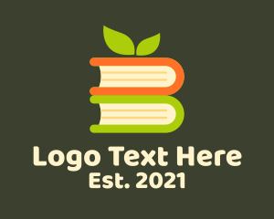 Kids - Study Apple Book logo design