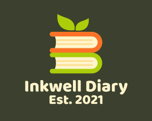 Diary - Study Apple Book logo design